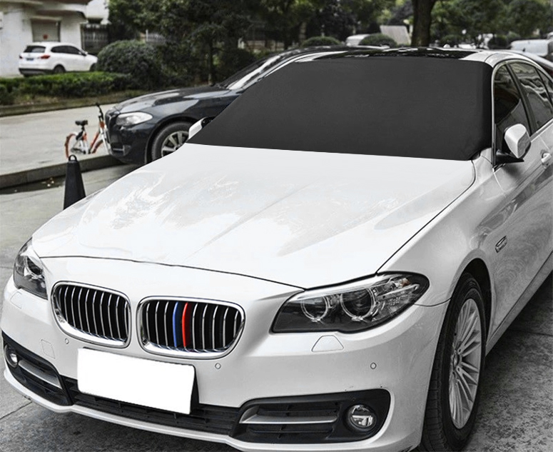 Osłona Antyszronowa Na Szybę Mata 188x80cm Skrobaczka Szczotka 65 Mosiężna