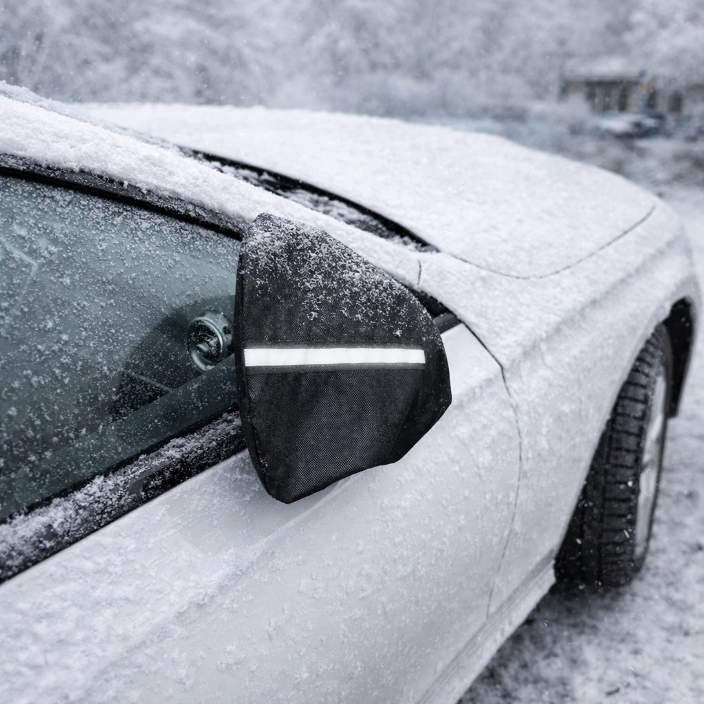 POKROWCE LUSTERKA ANTYSZRONOWE AUTA OCHRONA PRZED MROZEM ŚNIEGIEM ODBLASK.