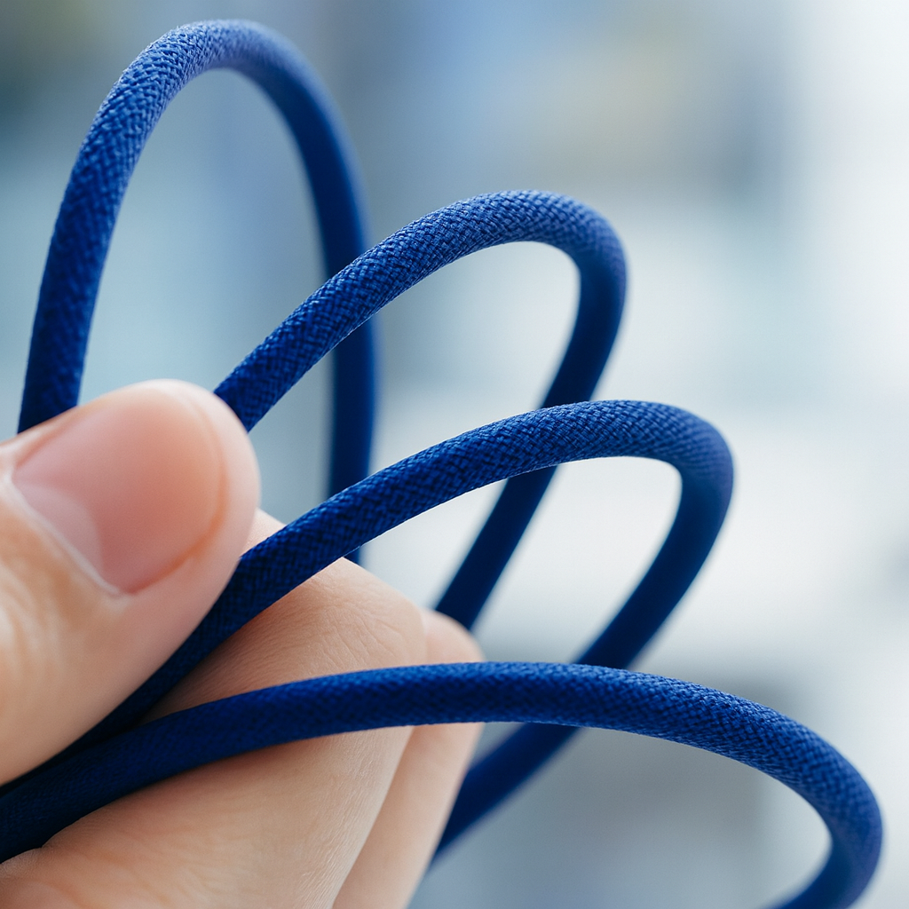 KABEL USB Typ C - USB Typ C 1M Niebieski PD 65W