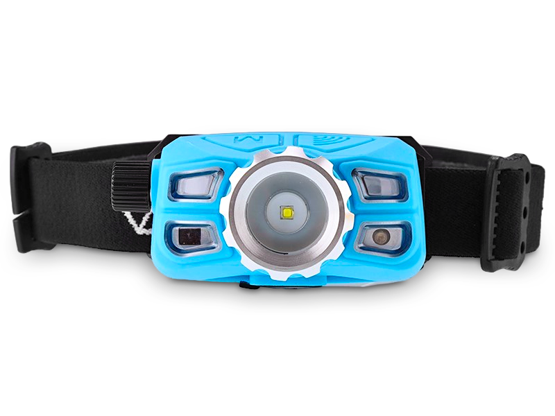 LATARKA CZOŁOWA CZOŁÓWKA WARSZTATOWA LED 350LM AKUMULATOROWA ZOOM CZUJNIK