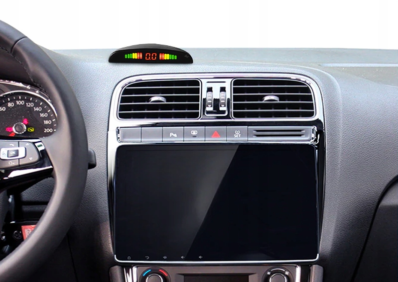 CZUJNIKI PARKOWANIA 8 SENSORÓW BIAŁE LED