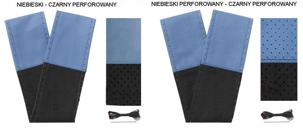 POKROWIEC NA KIEROWNICE ZE SKÓRY BUS VAN SUV TIR