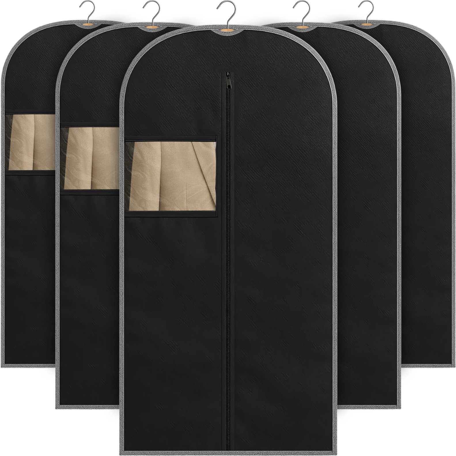 5X MOCNY POKROWIEC NA ODZIEŻ UBRANIA GARNITUR KURTKĘ KOSZULĘ PŁASZCZ