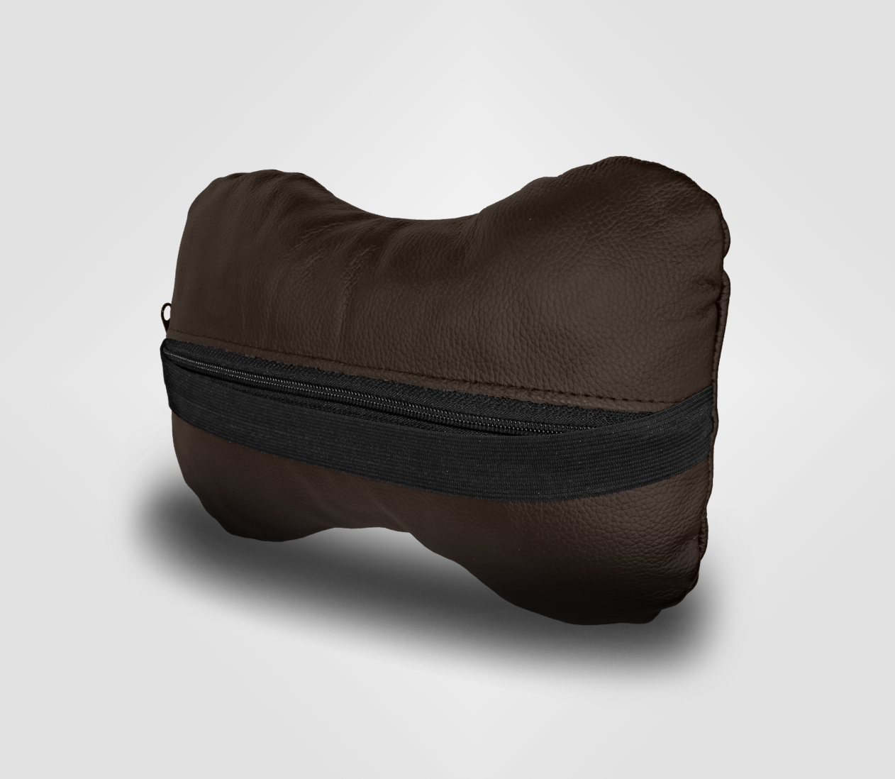 PODUSZKA NA ZAGŁÓWEK BRĄZOWA PERFOROWANA