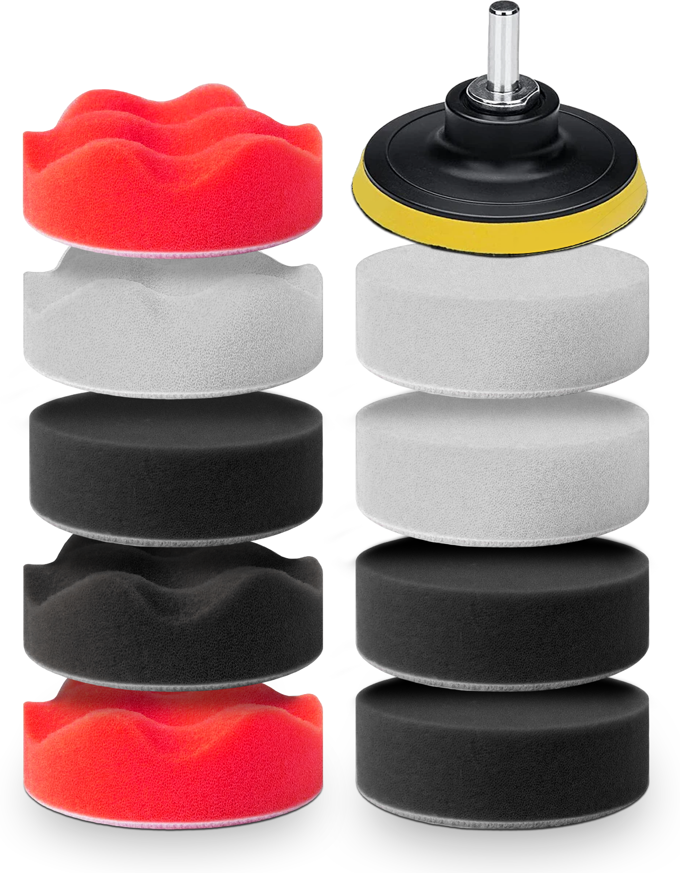 ZESTAW DO USUWANIA RYS ZARYSOWAŃ PASTA PLATINUM + ZESTAW GĄBEK POLERSKICH