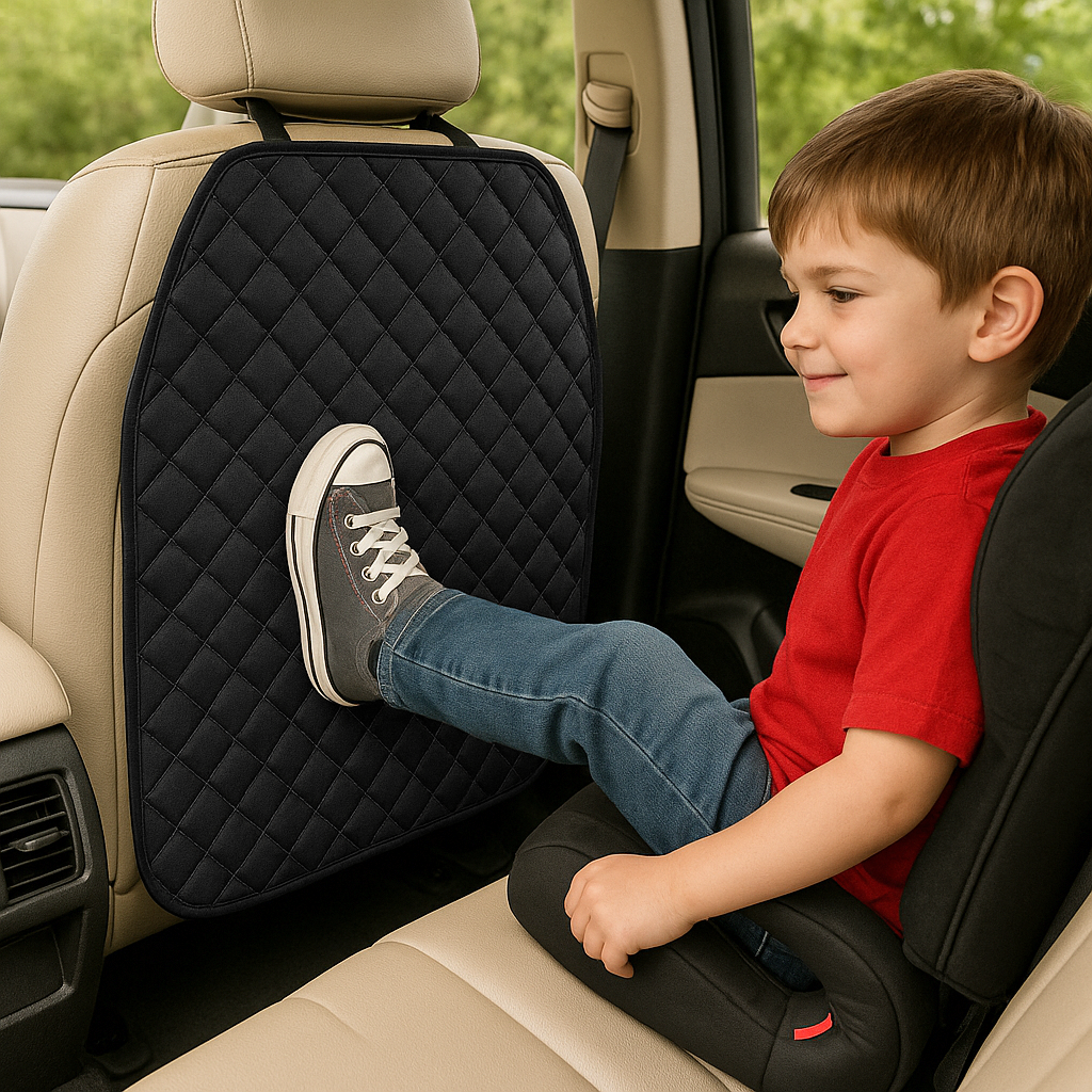 MATA OCHRONNA POD FOTELIK SAMOCHODOWY OSŁONA NA TYŁ FOTELA Z KIESZENIĄ PIK