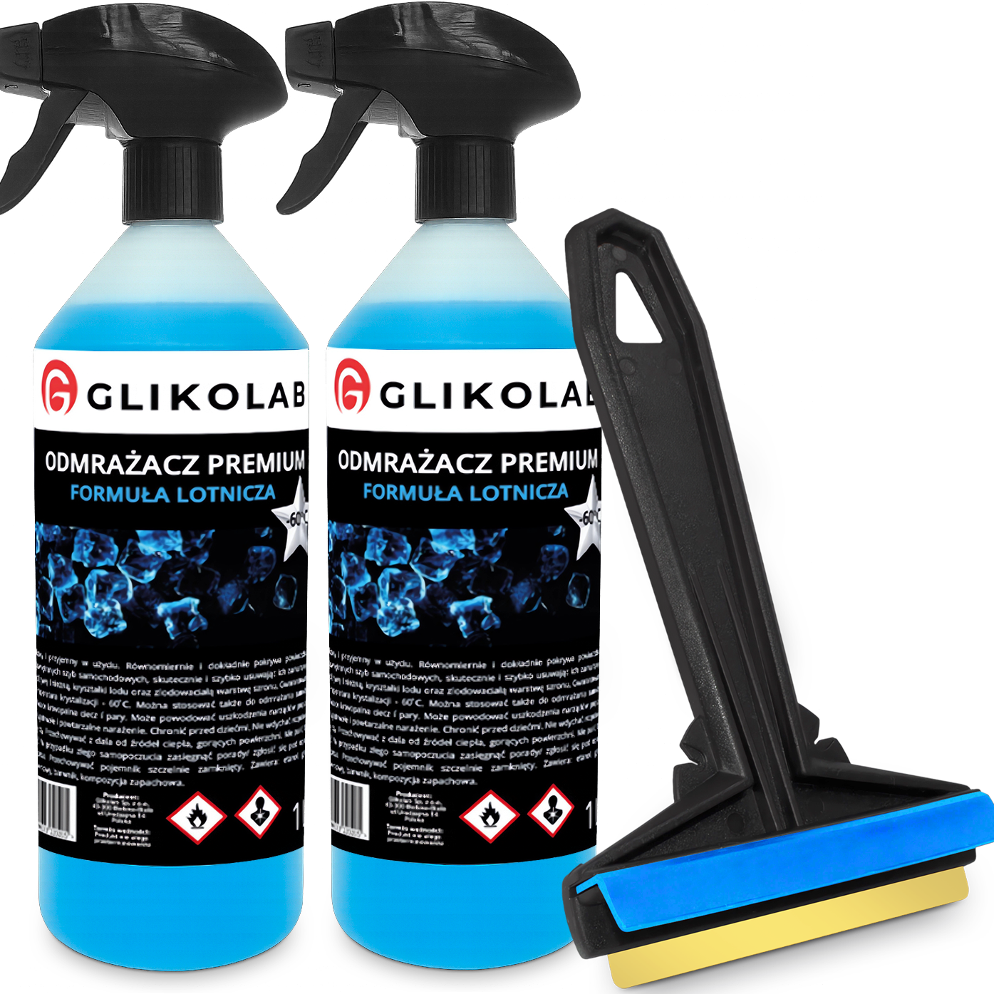 SKROBACZKA MURSKA 575 +2X ODMRAŻACZ DO SZYB -60°C GLIKOLAB FORMUŁA LOTNICZA
