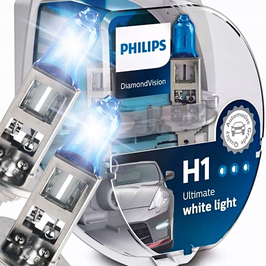 ŻARÓWKI PHILIPS H1 DIAMOND VISION 5000K