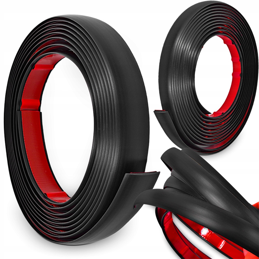 LISTWA BOCZNA SAMOPRZYLEPNA OZDOBNA CZARNA 12MM