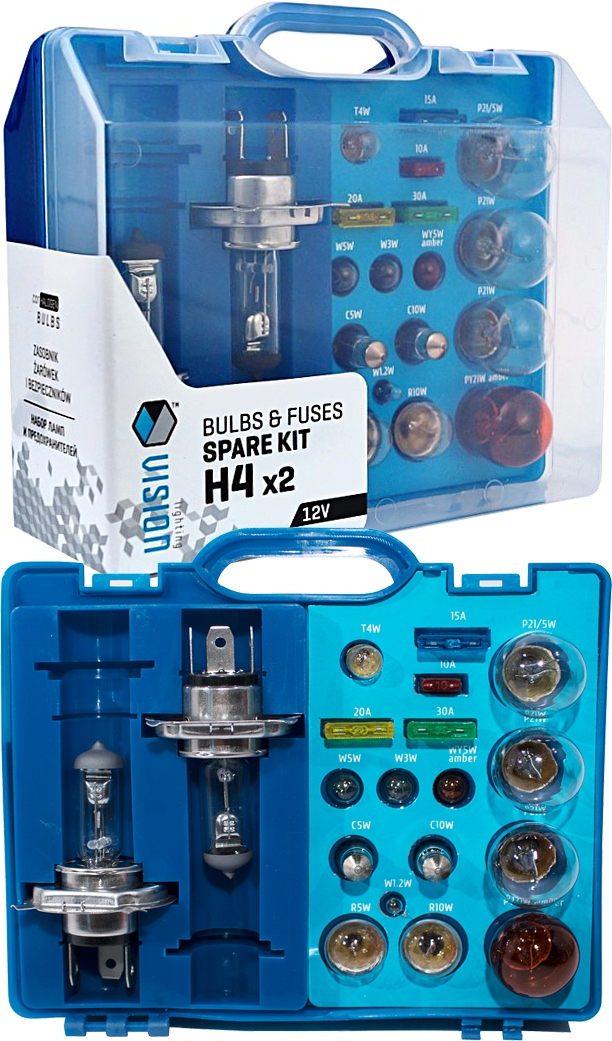 ZESTAW ŻARÓWEK 2XH4 +17 ELEMENTÓW