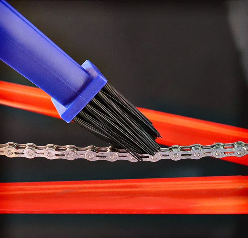 ZESTAW DO CZYSZCZENIA I SMAROWANIA ŁAŃCUCHA ROWEROWEGO MOTOCYKLOWEGO RĘKAWI