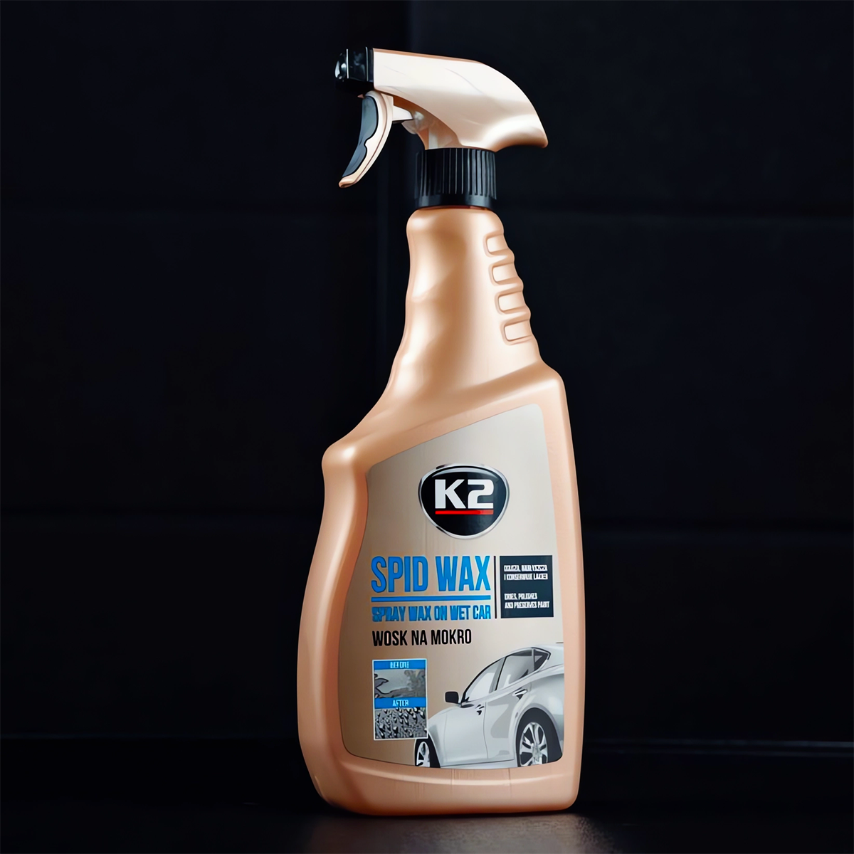 2x Spid Wax Wosk Na Mokro Do Lakieru Nabłyszczający 3x Mikrofibra Rękawiczk