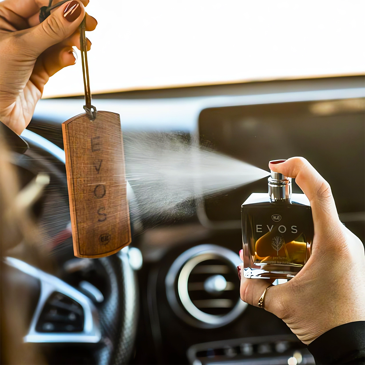 K2 EVOS UNICORN FLAKON 50ML PERFUMY DO SAMOCHODU AUTA ZAPACH ATOMIZER