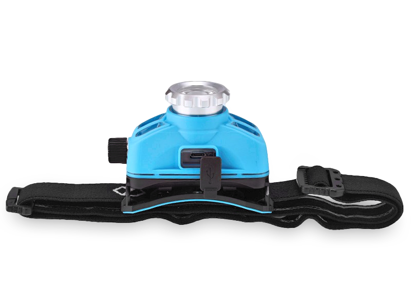 LATARKA CZOŁOWA CZOŁÓWKA WARSZTATOWA LED 350LM AKUMULATOROWA ZOOM CZUJNIK