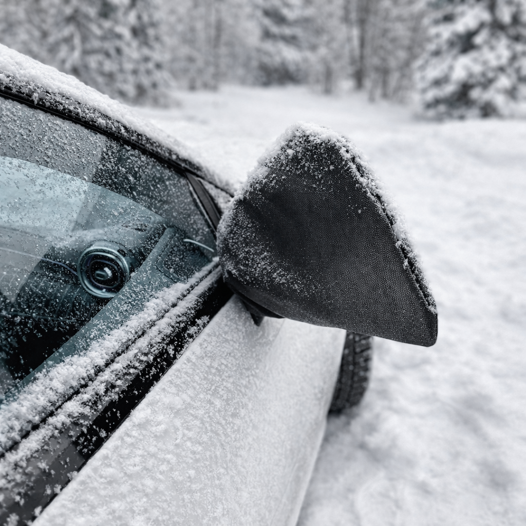 POKROWCE LUSTERKA ANTYSZRONOWE AUTA OCHRONA PRZED MROZEM ŚNIEGIEM ODBLASK.