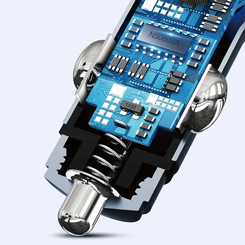 Transmiter FM BT PD 24W QC3.0 KABEL USB 3W1 LIGHTNING MICRO-USB USB C