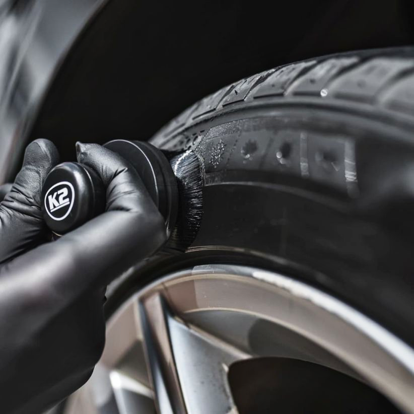 K2 SIGMA 1L DRESSING DO NABŁYSZCZANIA OPON APLIKATOR PĘDZELEK MIKROFIBRA