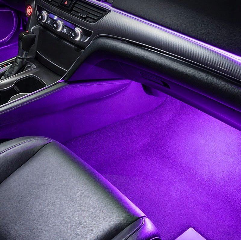 TAŚMA LED do Samochodu PRO LEDY RGB Oświetlenie wnętrza samochodu PILOT