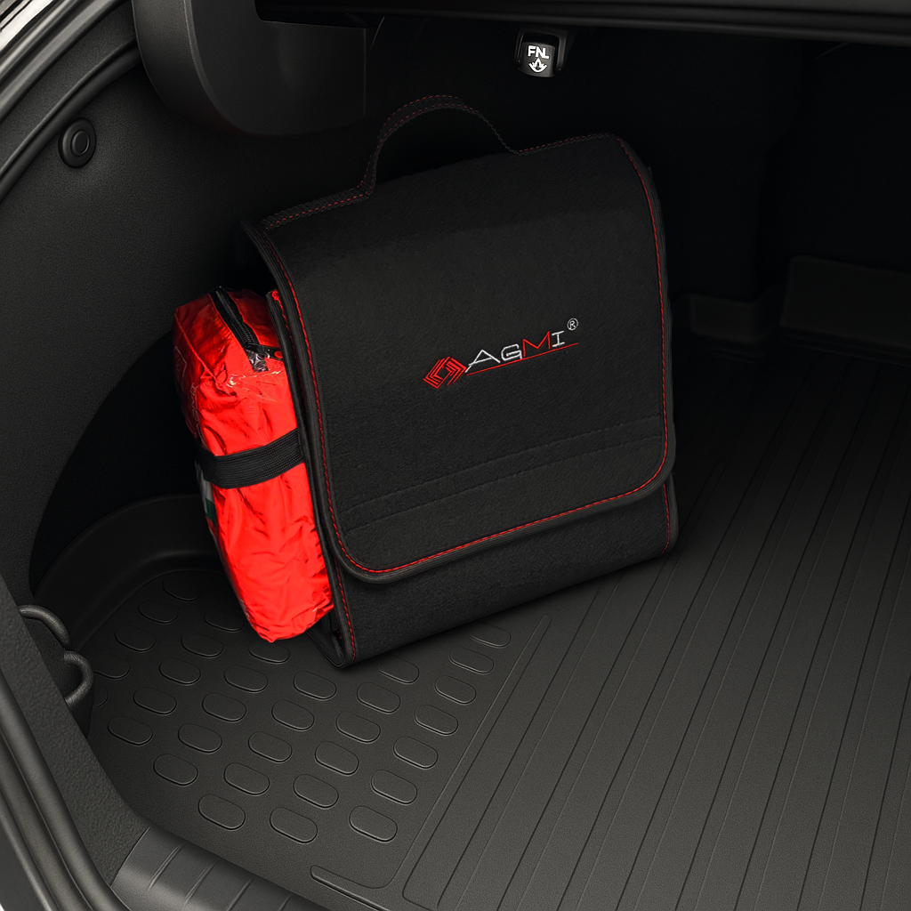 2X TORBA DO BAGAŻNIKA SAMOCHODU KUFER ORGANIZER ETUI RZEPY UCHWYTY MOCNA