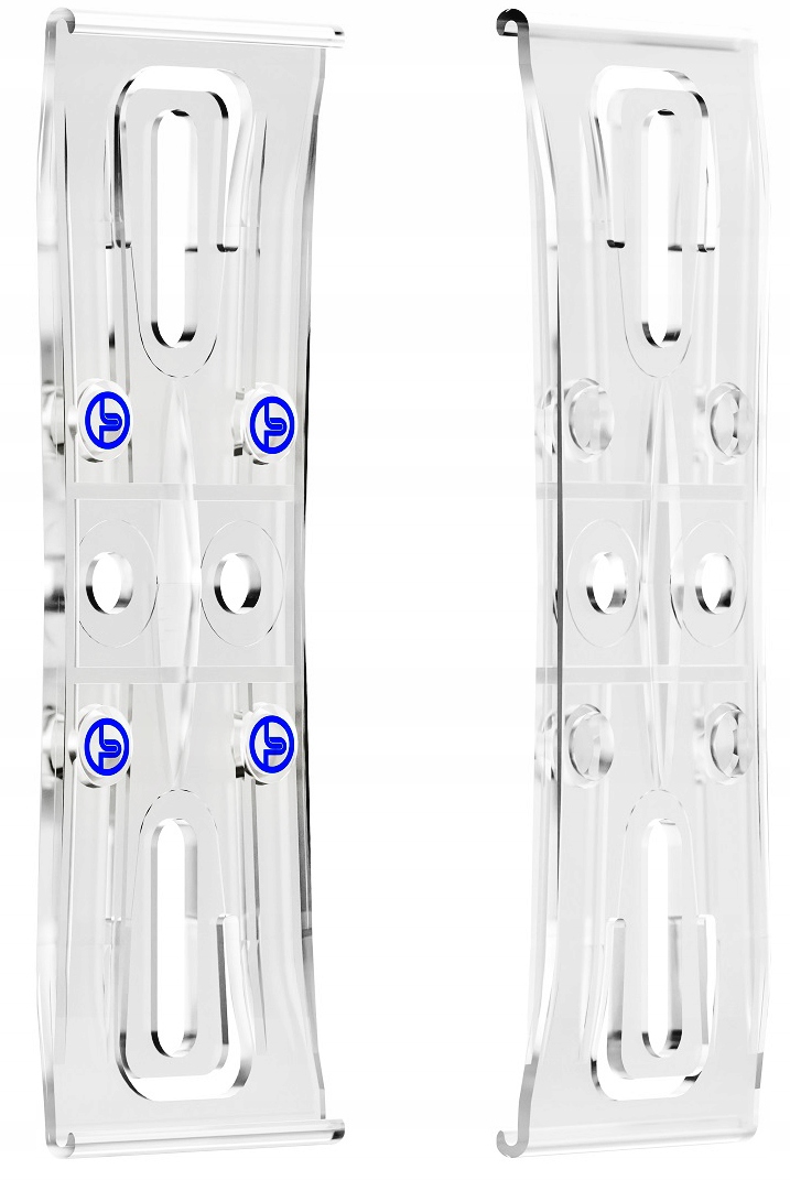RAMKA POD TABLICĘ REJESTRACYJNĄ BEZBARWNA