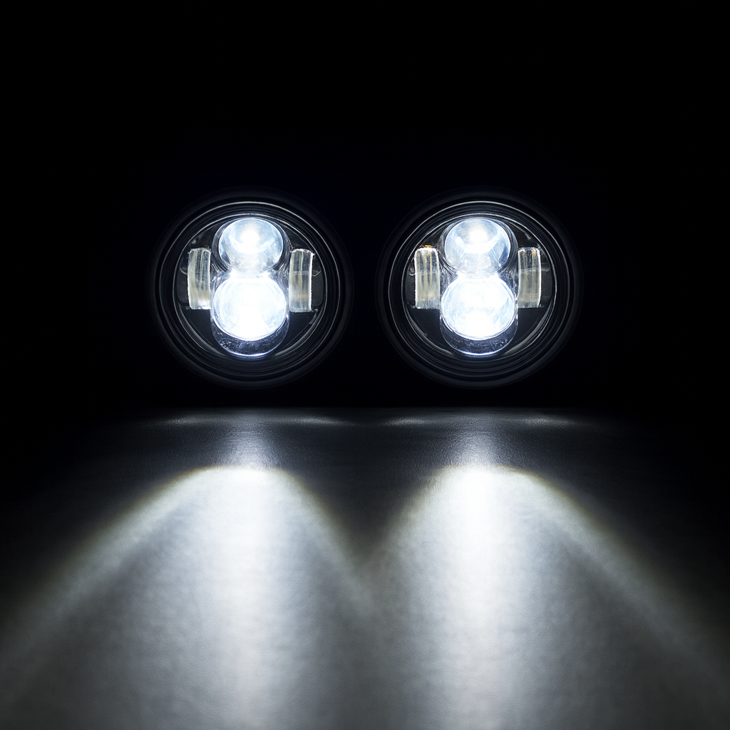 LAMPY MOTOCYKLOWE KRÓTKIE DŁUGIE HALOGENY DO MOTOCYKLA QUADÓW OFF ROADU