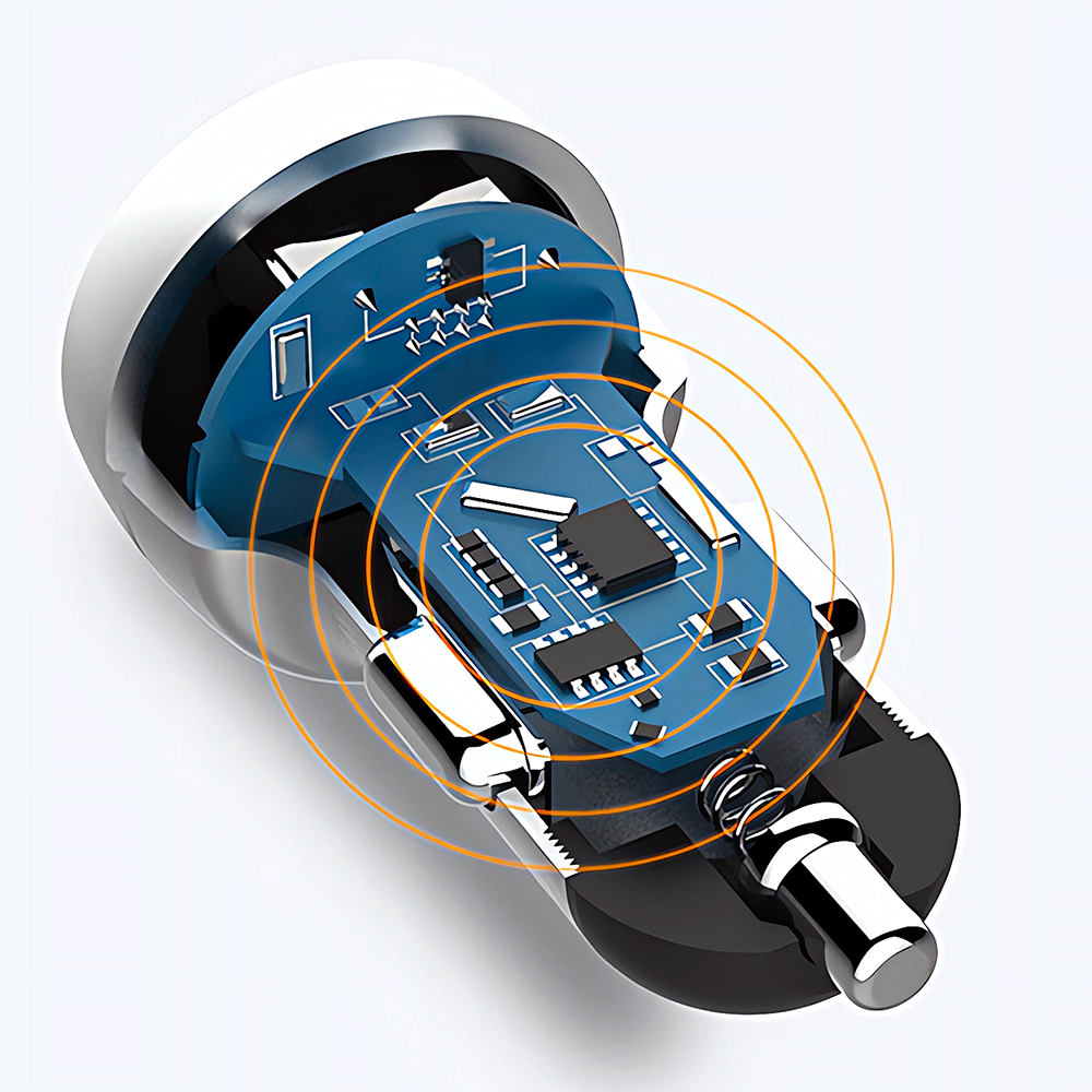 SZYBKA ŁADOWARKA SAMOCHODOWA 6X USB USB-C QC 3.0 KABEL USB 3W1 LIGHTNING