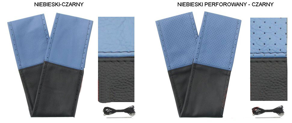 POKROWIEC NA KIEROWNICE ZE SKÓRY BUS VAN SUV TIR