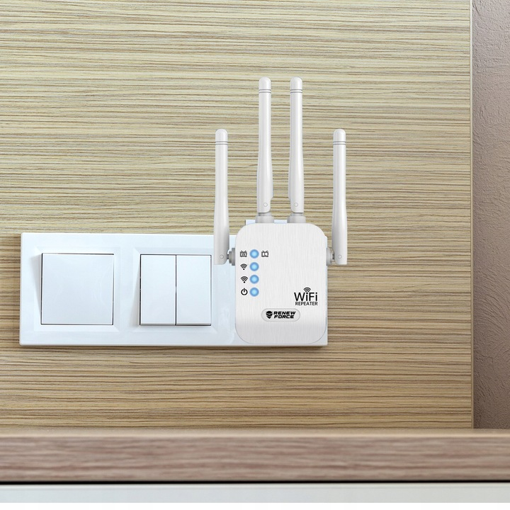 WZMACNIACZ Sygnału WiFi Sieci MOCNY 300Mb/s 2.4G Zasięg WiFi REPEATER 4w1