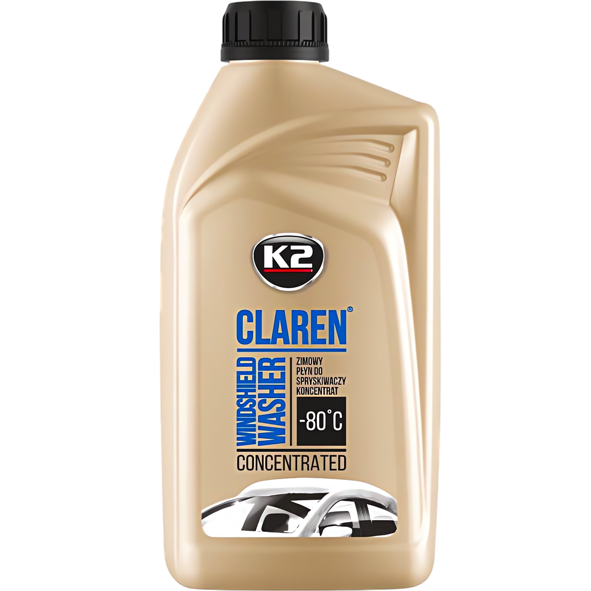 K2 CLAREN ZIMOWY KONCENTRAT PŁYN DO SPRYSKIWACZY -80°C 1L