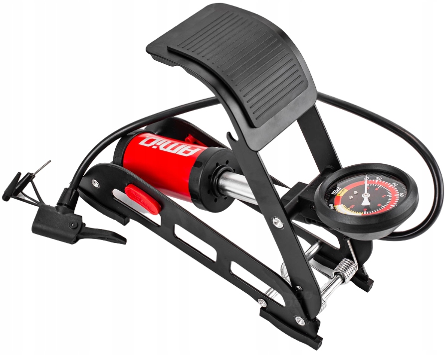 POMPKA NOŻNA SAMOCHODOWA MANOMETR 11BAR METALOWA