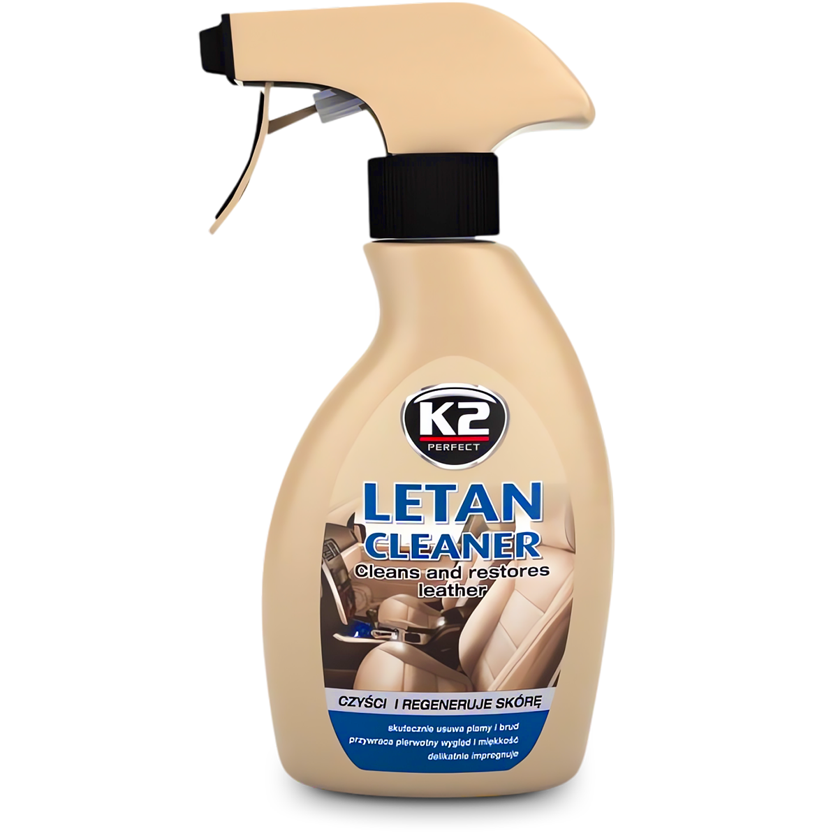 K2 LETAN ZESTAW DO CZYSZCZENIA REGENERACJI I KONSERWACJI SKÓRY + APLIKATOR
