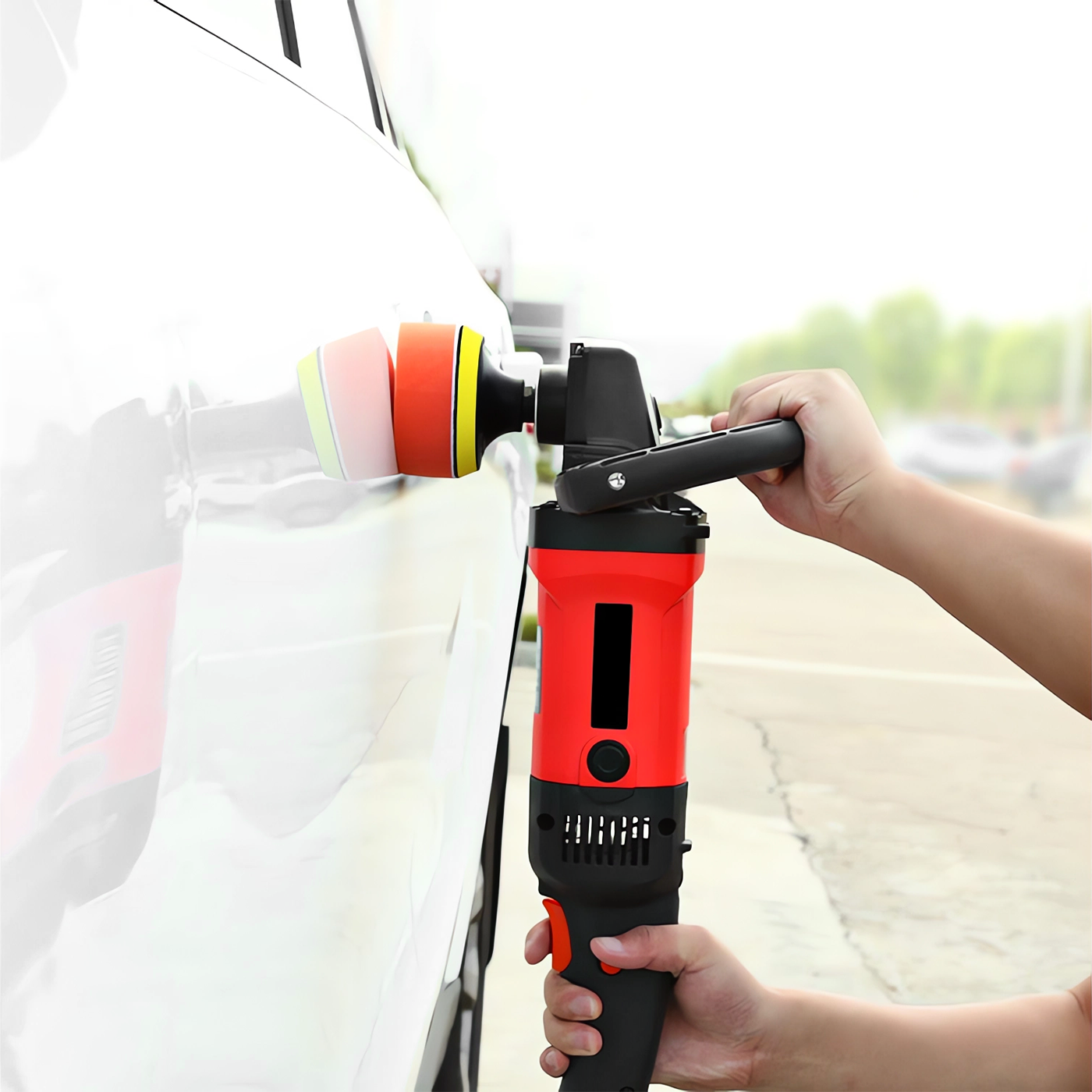 ZESTAW PAST POLERSKICH DO POLEROWANIA LAKIERU MENZERNA + GĄBKI PADY ADAPTER