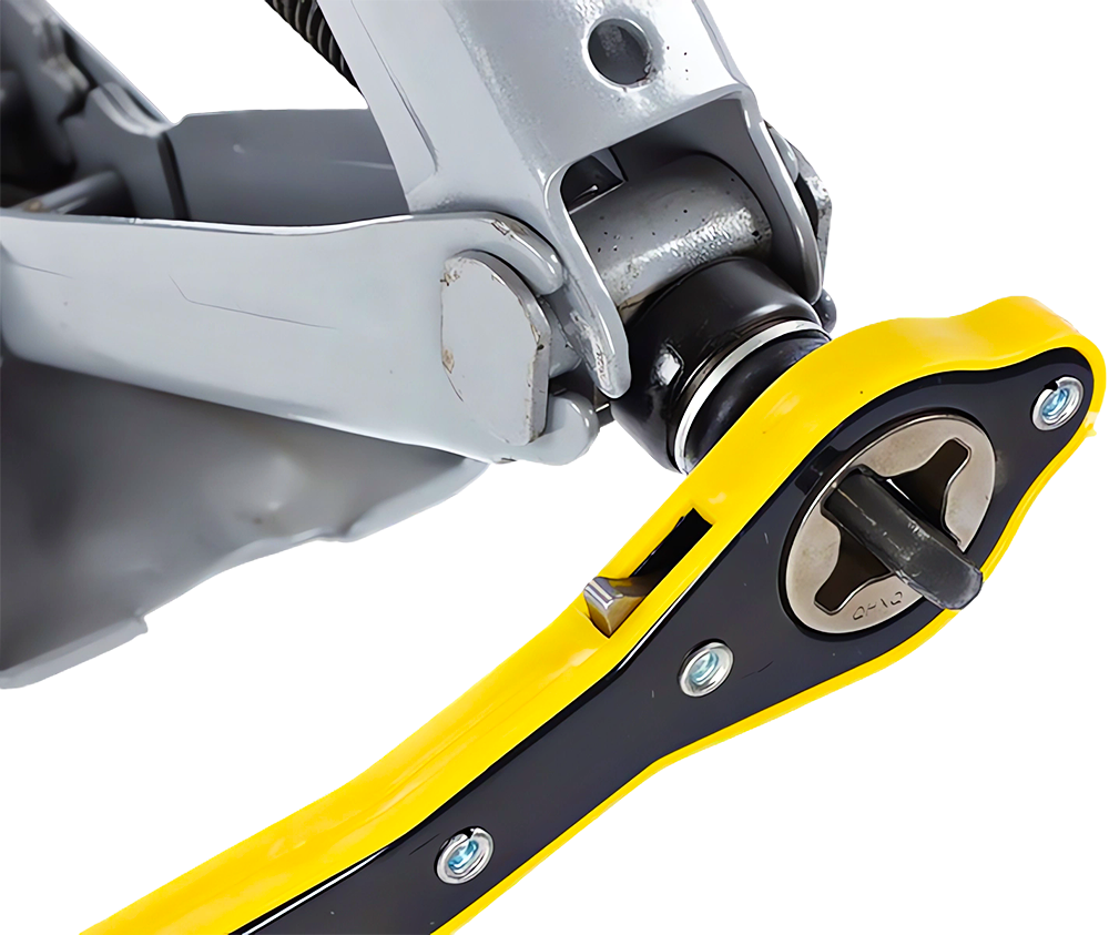 Zestaw Torba Lewarek Podnośnik Trapezowy 2T Klucz Do Kół 17/19/21 Rękawice