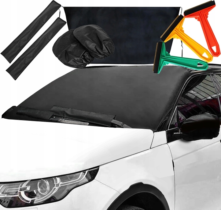 MATA ANTYSZRONOWA NA SZYBĘ POKROWCE LUSTERKA WYCIERACZKI SKROBACZKA MURSKA