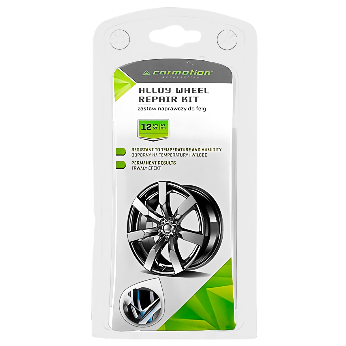 Zestaw Naprawczy Do Felg Aluminiowych Naprawa Ubytków Rys Uszkodzeń 12el.