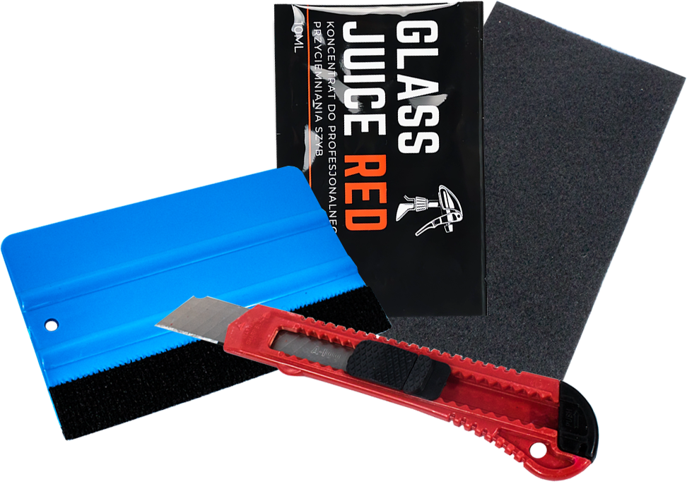 FOLIA DO PRZYCIEMNIANIA LAMP ŻÓŁTA + ZESTAW XXL