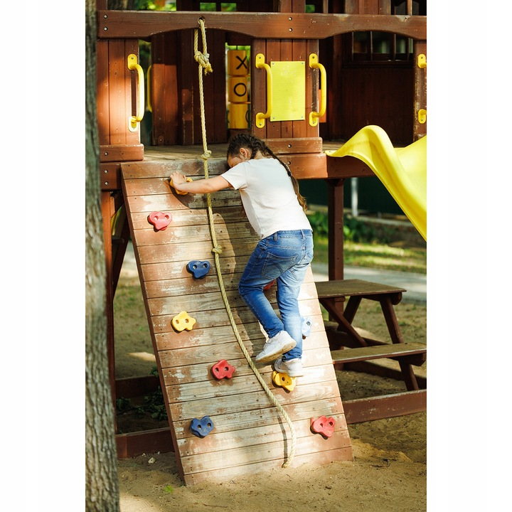 2X Kamienie Wspinaczkowe Uchwyty do Wspinaczki Duże dla Dzieci Zestaw Śruby