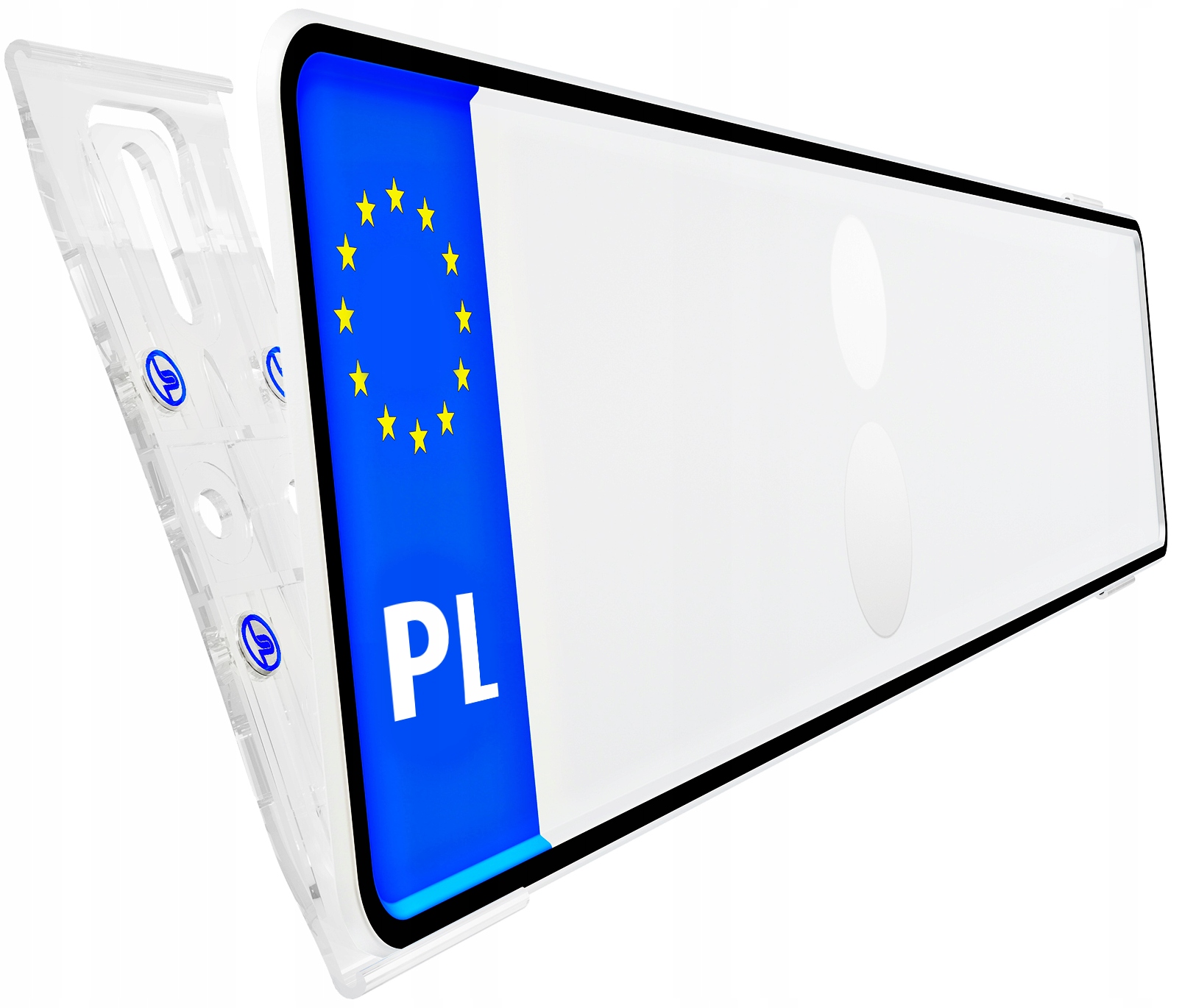 RAMKA POD TABLICĘ REJESTRACYJNĄ BEZBARWNA