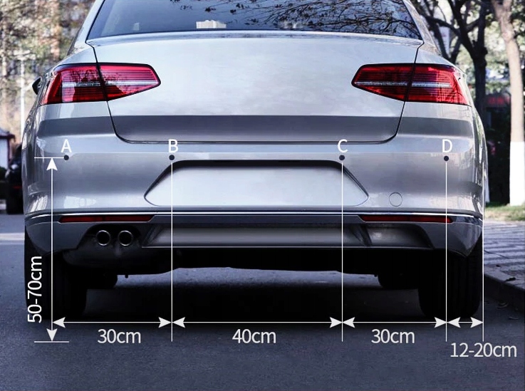 8x CZUJNIKI PARKOWANIA COFANIA BUZZER ZESTAW