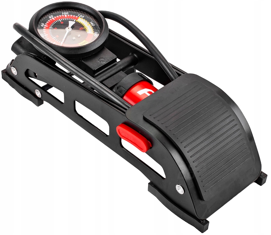 POMPKA NOŻNA SAMOCHODOWA MANOMETR 11BAR METALOWA