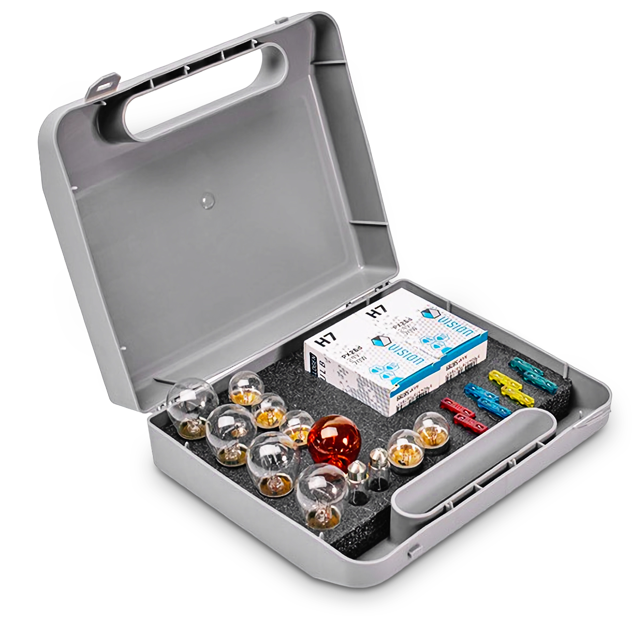 ZASOBNIK ŻARÓWEK VISION 2X H7 24V 70W + 22 ELEMENTY TIR CIĘŻARÓWKA ŻARÓWKI