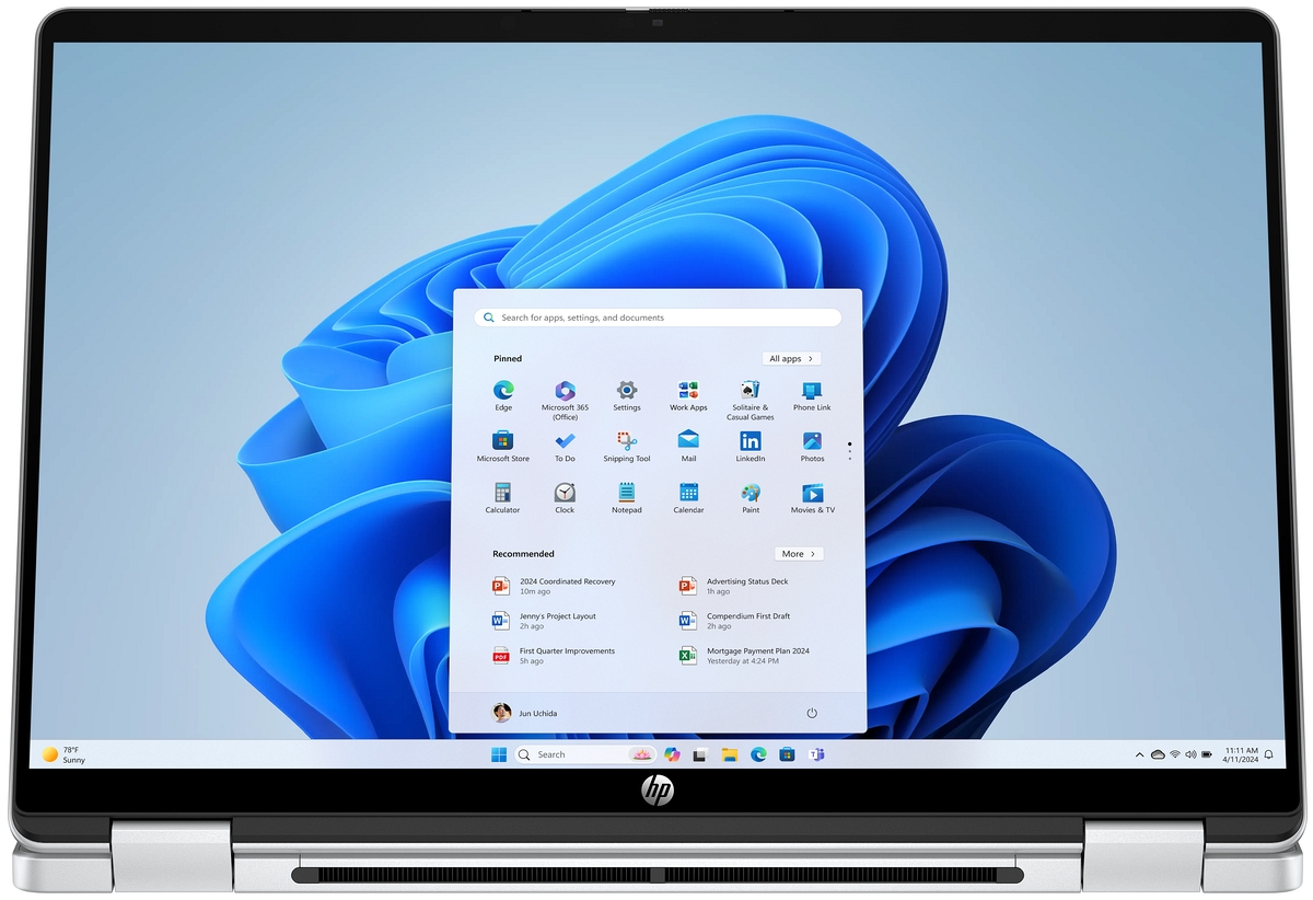 Dotykowy 2w1 HP OmniBook 5 Flip 14 2K IPS Intel Core i7-1355U 10-rdzeni 16GB LPDDR5 512GB SSD NVMe Windows 11 Active Pen