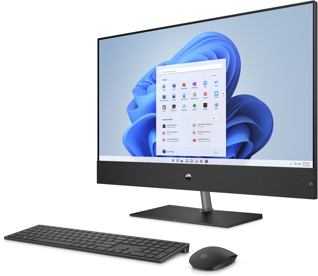 AiO HP Pavilion 32 QHD IPS Intel Core i7-12700T 16GB DDR4 1TB SSD NVMe NVIDIA GeForce GTX 1650 4GB Win11 + klaw., mysz, pilot