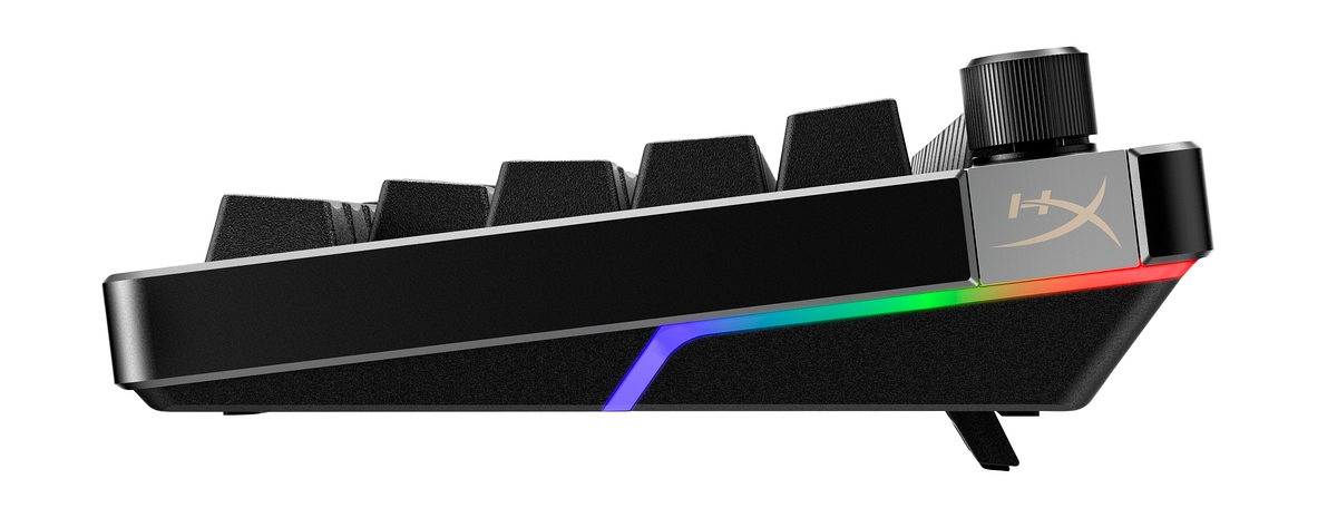 Klawiatura bezprzewodowa HyperX Alloy Rise 75 Wireless RGB anty-ghosting 3w1 Bluetooth/USB/2.4GHz 91Y91AA, układ QWERTY US/PL