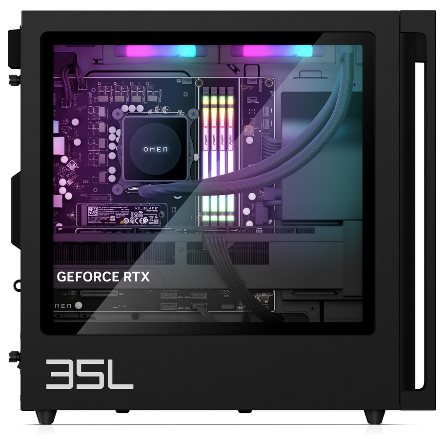 HP OMEN 35L GT16 Gaming PC Intel Core i7-14700F 20-rdzeni 32GB DDR5 RGB 2TB SSD NVMe NVIDIA GeForce RTX 4090 24GB Windows 11