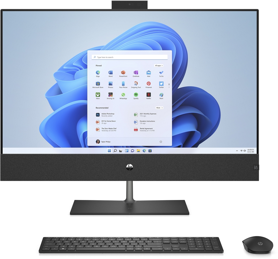 AiO HP Pavilion 32 QHD IPS Intel Core i7-12700T 16GB DDR4 1TB SSD NVMe NVIDIA GeForce GTX 1650 4GB Win11 + klaw., mysz, pilot