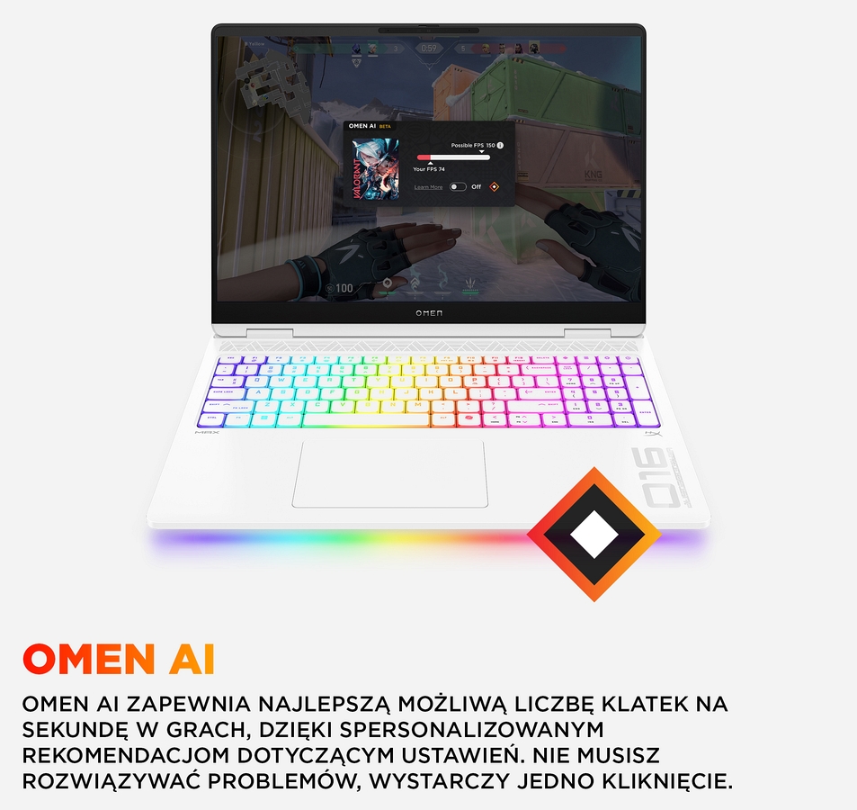HP OMEN MAX Gaming 16 WQXGA OLED 240Hz Intel Core Ultra 9 275HX 24-rdzeni 64GB DDR5 2TB SSD GeForce RTX 5070 Ti 12GB W11 Pro