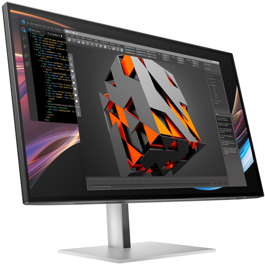 Monitor HP Series 7 Pro 727pk 4K UHD 27 cali IPS Black 3840x2160 HDMI DisplayPort Thunderbolt USB-C VESA pivot 8J9G2AA