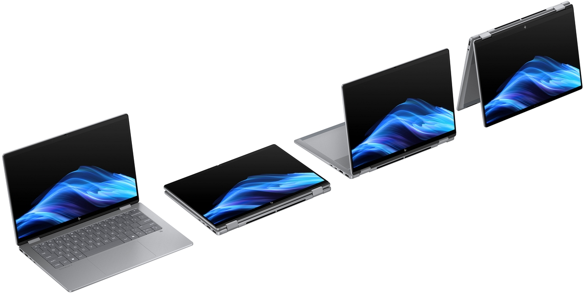 Dotykowy HP OmniBook X Flip 14 Next Gen AI 3K OLED 120Hz AMD Ryzen AI 7 350 8-rdzeni 16GB LPDDR5x 1TB SSD NVMe Win11 Active Pen