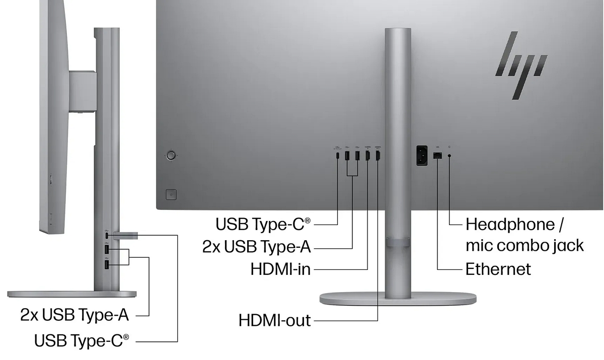 AiO HP OmniStudio X 32 UHD 4K IPS Intel Core Ultra 7 155H 16-rdzeni 32GB DDR5 1TB SSD NVMe Windows 11 + klawiatura i mysz